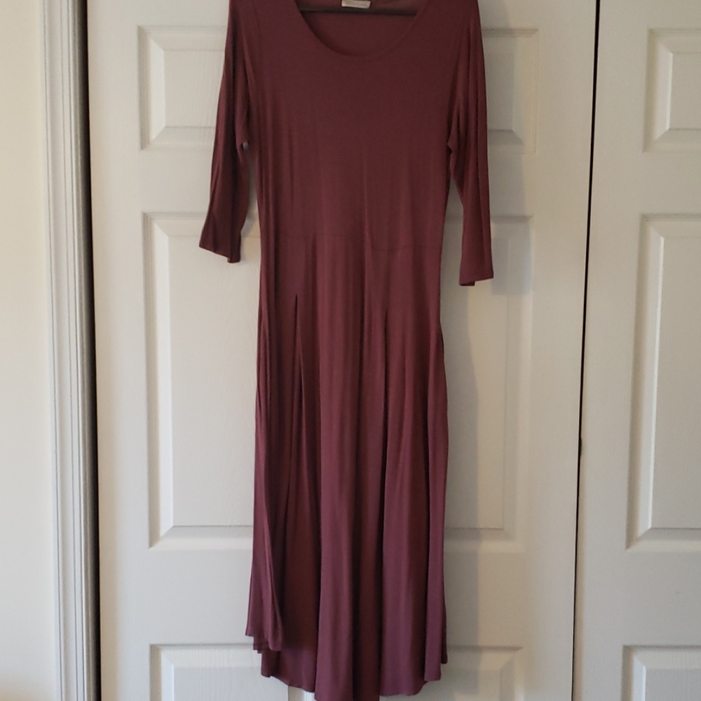 Shin length tea dress